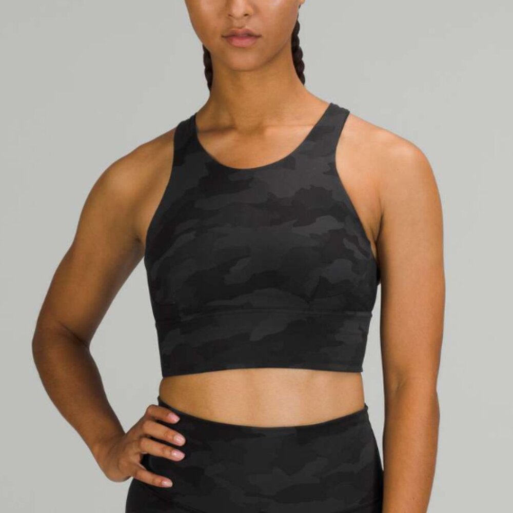 Lululemon Wunder Train Longline Bra *Medium Support, C/D Cup Heritage 365 Camo